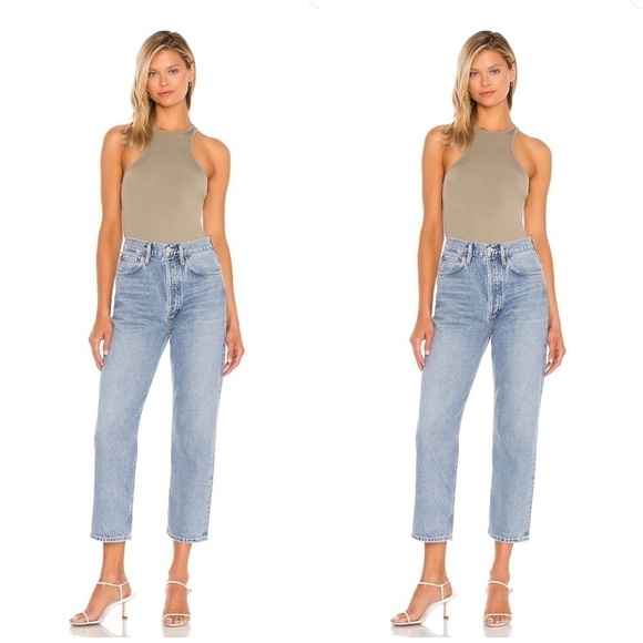 Agolde Jeans 90’s High Rise Straight Jeans 27 - Picture 2 of 11